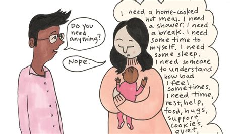 these comics capture the silent struggle of postpartum
