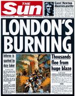 great fire  london newspaper report writing teaching resources