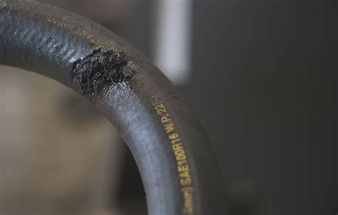 hydraulic hoses   danger  leaks osha safety manuals