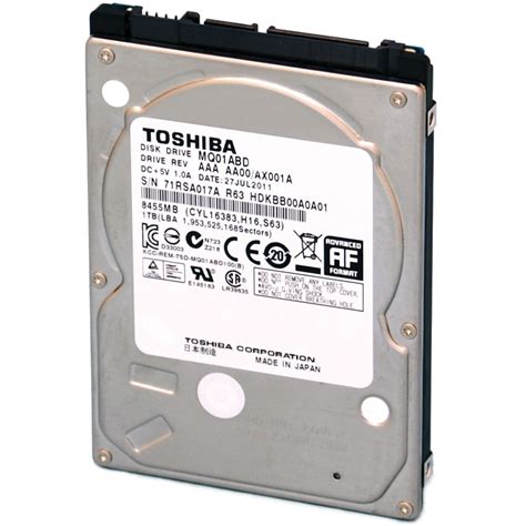 toshiba gb mqabd series  hard disk drive
