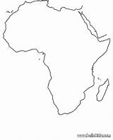 Africa sketch template