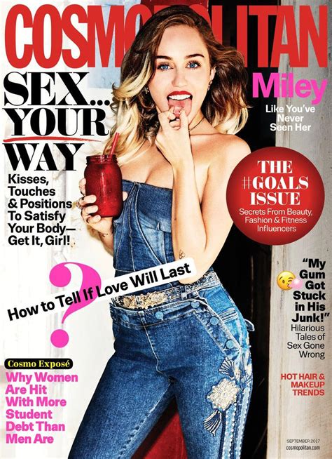 miley cyrus covers the september issue of cosmopolitan magazine tom lorenzo