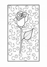 Coloring Adult Rose Mothers Mother Supplies sketch template