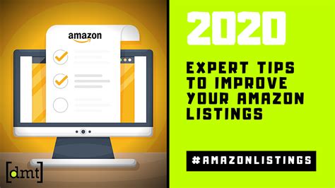 5 expert tips to improve your amazon listings in 2020