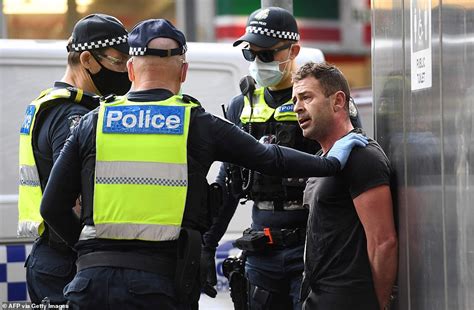 Melbourne Anti Lockdown Rally Thousands Flood Cbd As 218 Arrested And