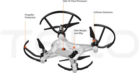 ryze tello video promotionnelle  details dun drone programmable dji