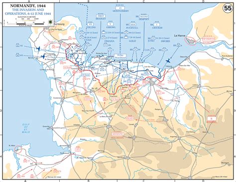 map   normandy invasion june