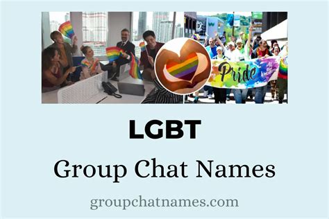 245 Lgbt Group Chat Names To Celebrate Diversity And Unity