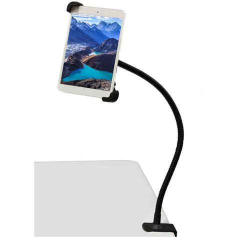 pro  ipad universal tablet goose neck seat bed wheel chair desk bolt photo booth clamp