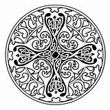 Coloring Cross Celtic Pages Mandala Color Online Choose Board Getcolorings sketch template