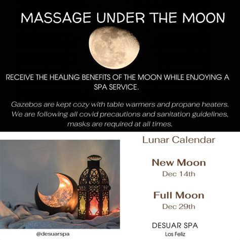 moon massage spa day   moon spa services