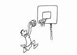 Basketball Coloring Dunk Cartoon Slam Pages Begins Season Post Comment Logged Must sketch template