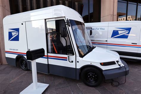 electric usps mail truck  americas  important electric