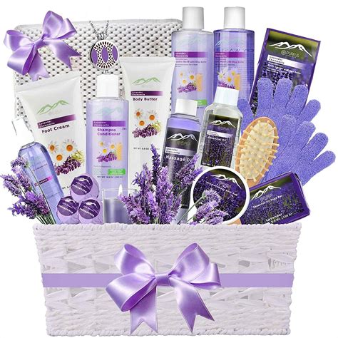 aromatherapy gift spa gift basket lavender spa kit  relaxation