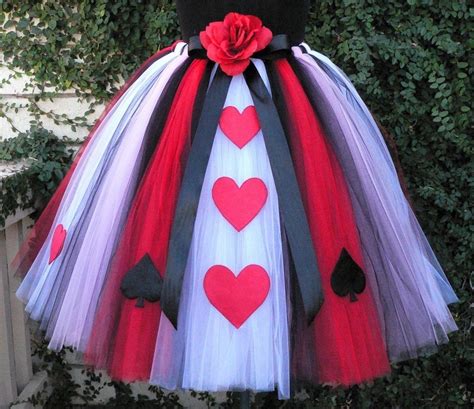 Ideas Queen Of Hearts Costume Heart Costume Handmade Tutu