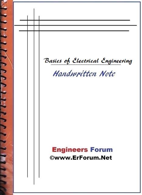 basic electrical engineering handwritten note  gate ese psus