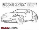 Nissan Gtr Mossy 370z sketch template