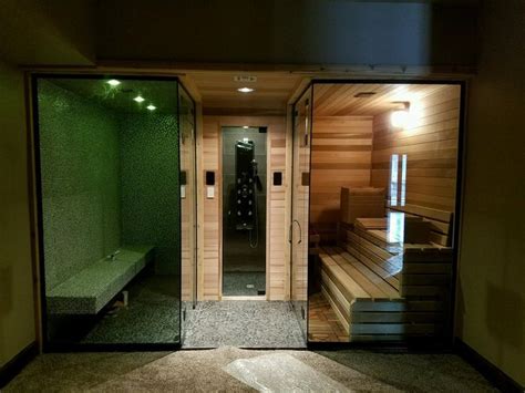 wet sauna  dry sauan home spa room luxury bathroom master baths