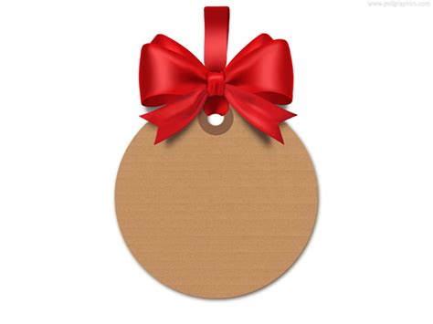 gift tag template psd psdgraphics