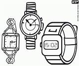 Orologi Polso Relojes Pintar Reloj Uhren Tipi Orologio Arten Armbanduhren Disegnicolorare Facil Pulsera sketch template