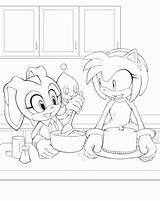 Coloring Amy Sonic Pages Rose Comments Library Clipart sketch template