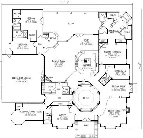luxury  bedroom house plans  home plans design