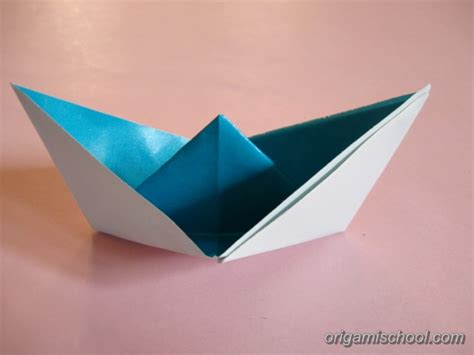 origami boat origami school