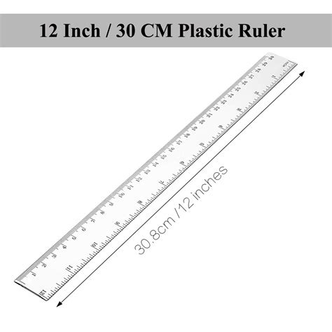 set  aluminum rulers            cm