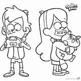 Mabel Waddles sketch template