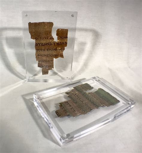 st john fragment  oldest  testament piece papyrus etsy