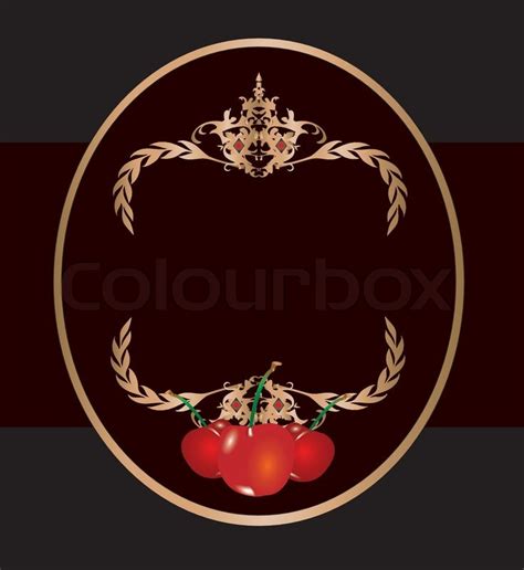 generic product label suitable  stock vector colourbox