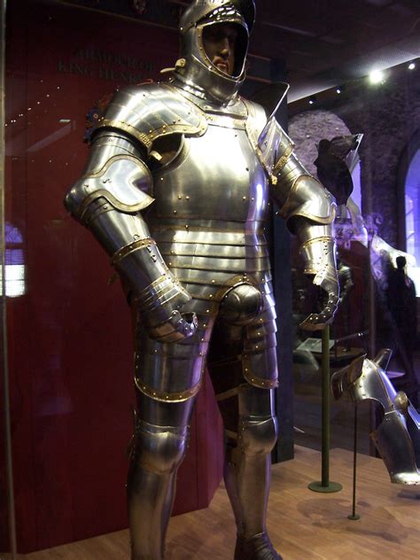 armour suit of henry viii one word codpiece standing nex… flickr