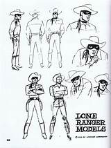 Ranger Lone 1966 Cowboy sketch template
