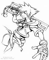 Hearts Kingdom Nomura Sora Tetsuya Sketch Pages Coloring Sketches Choose Board Paintingvalley Reference sketch template