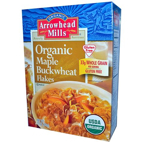 arrowhead mills organic maple buckwheat flakes   gluten