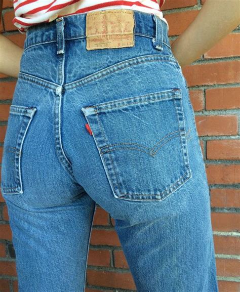 70s Levis 505 Jeans 28 Waist High Waist Mom Jeans High Waist Women