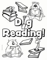 Library Coloring Pages Reading Summer Week National Color Bear Printable Clipart Colouring Activities End Gondola Seattle Seahawks Sheet Getcolorings Colorings sketch template
