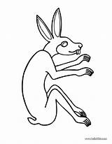 Lebre Hase Hellokids Farben Drucken Hare sketch template