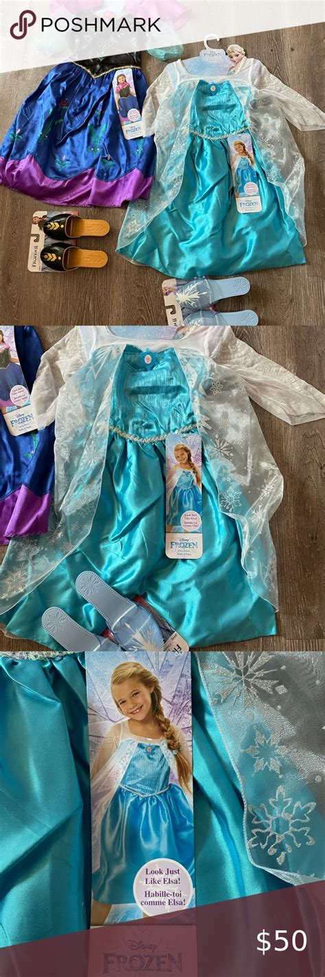 frozen elsa and anna costumes with anna shoes only anna costume elsa