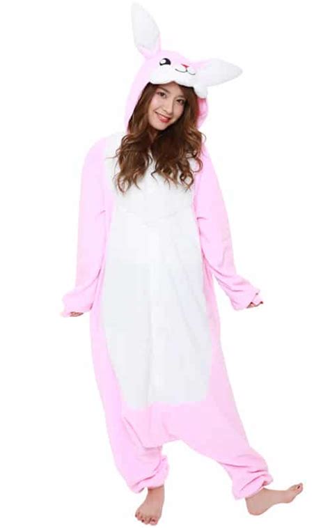 roze konijn onesie kopen dieren onesies student onesie