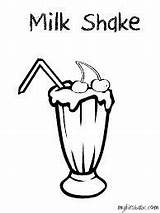 Milkshake Shake Milk Milkshakes Designlooter sketch template