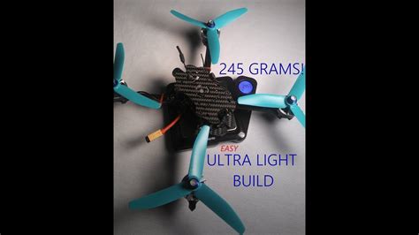 ultra light quadcopter build  easy youtube