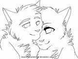 Warrior Cats Cat Coloring Couple Pages Couples Printable Print Dying La Deviantart Drawings Color Quotes Quality High Holly Positive 1kb sketch template