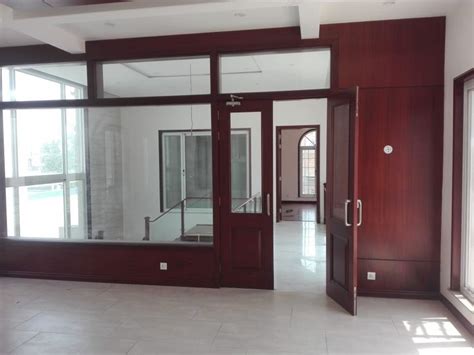 elegantandstylish partition with solid woodandglass project done projects