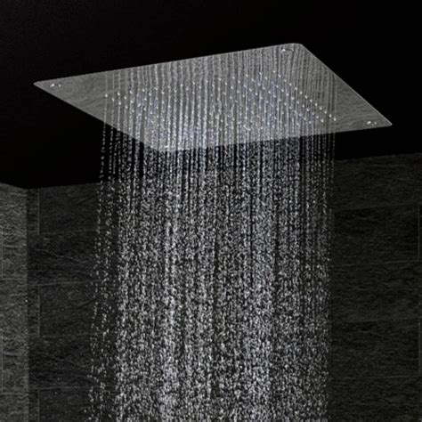 chuveiro de teto luxuoso moderno df chuveiro quadrado suspenso