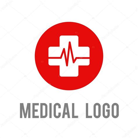 hospital cross medical logo vector stock vector  prili