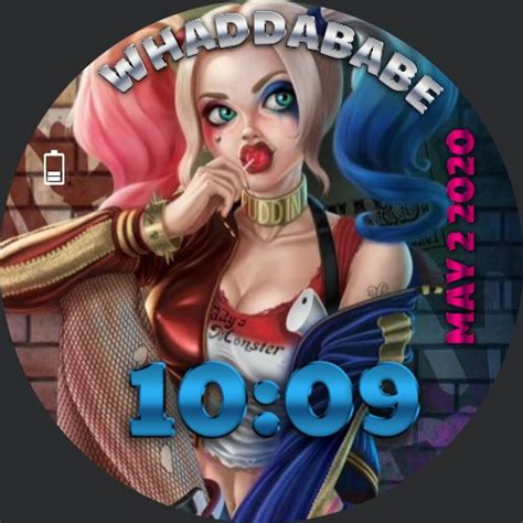 Harley Quinn Whaddababe Watchmaker Watch Faces