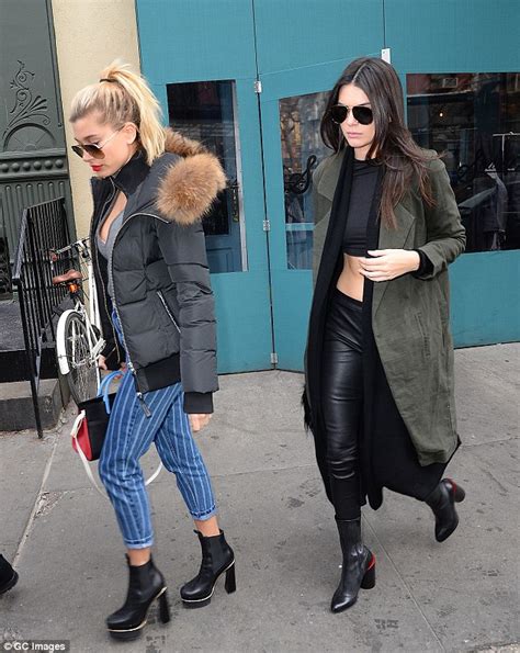 Kendall Jenner Flaunts Toned Tummy While Kylie Slips Into
