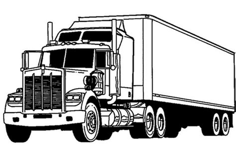 truck coloring pages coloringfreecom
