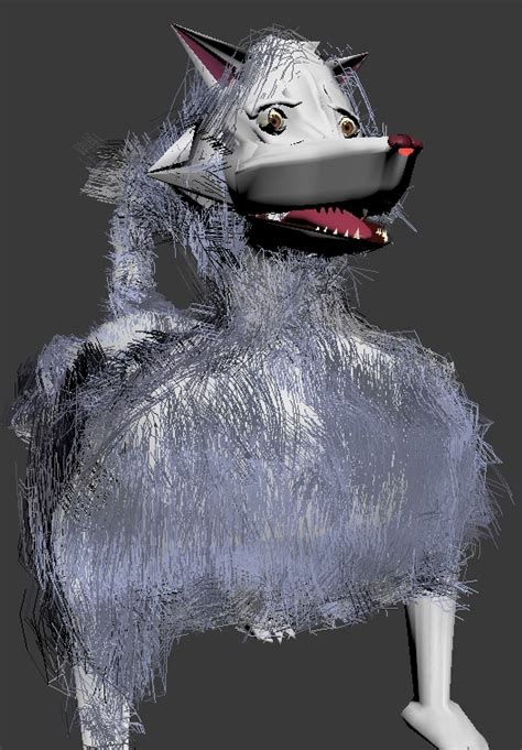Hairy Huskie 3d Model By H2ootter On Newgrounds